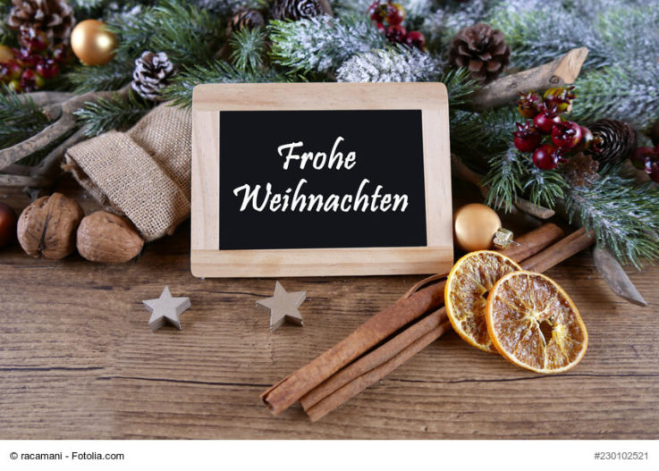 Frohe Weihnachten und ein gutes neues Jahr!